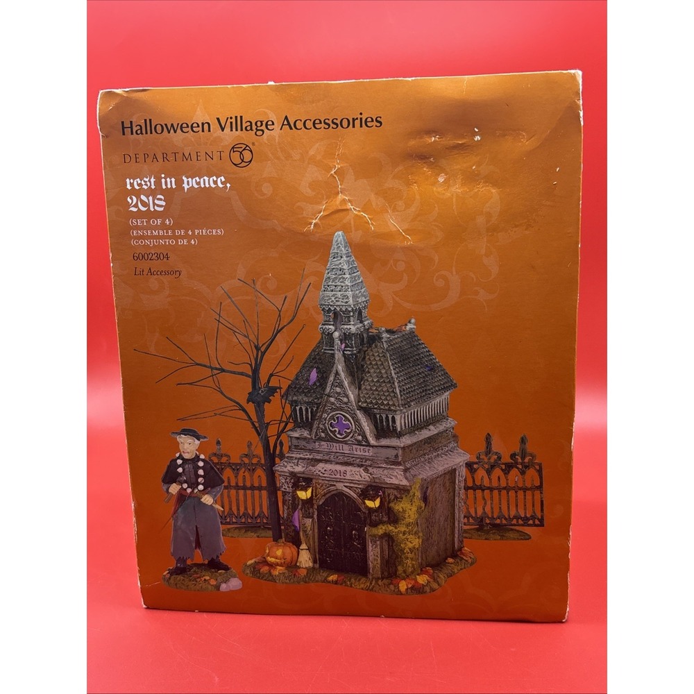 Department 56 Halloween Rest In Peace, 2018! #6002304- New